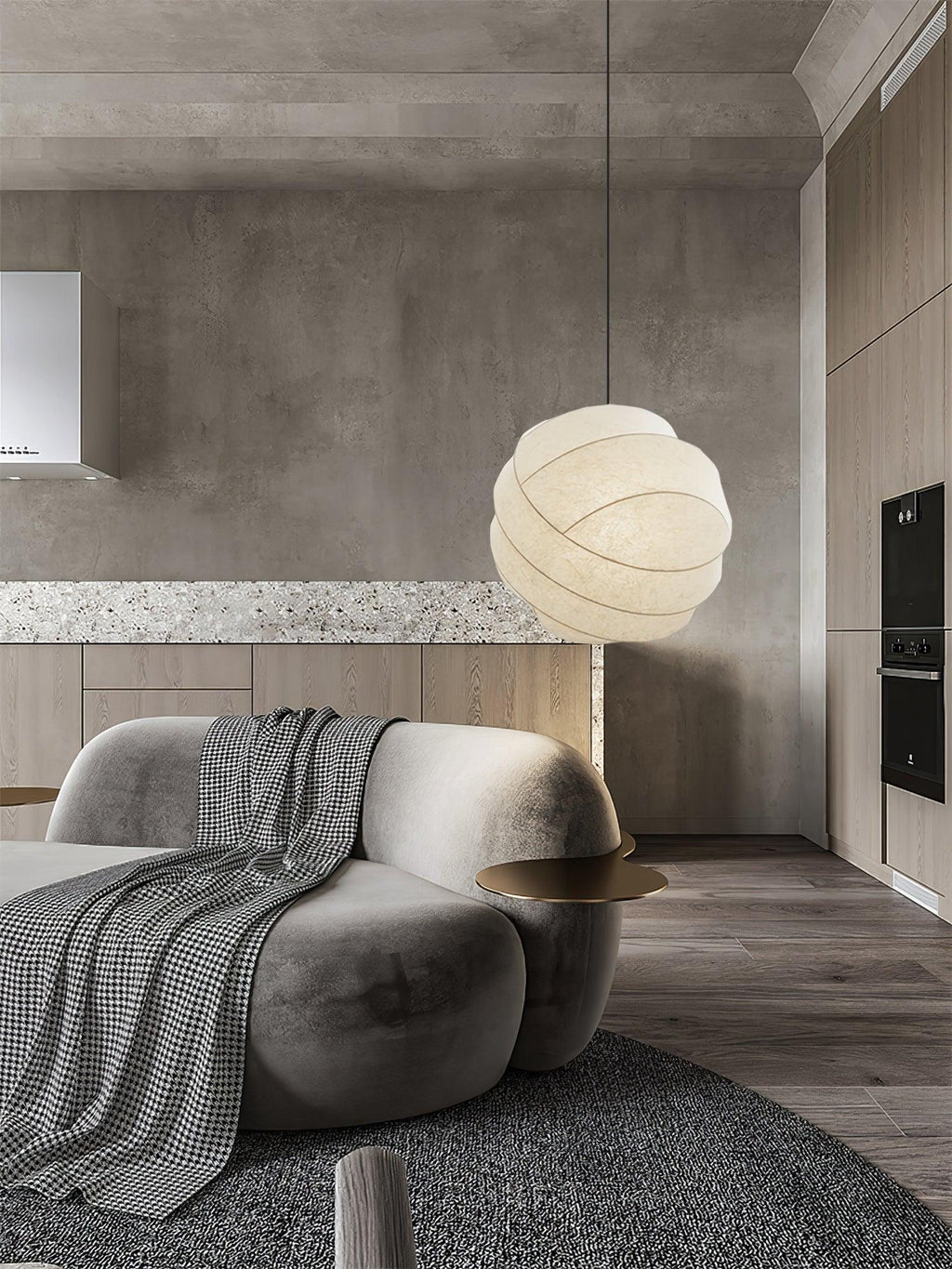 Qovelle Cocoon Pendant Lamp-Moonnatur