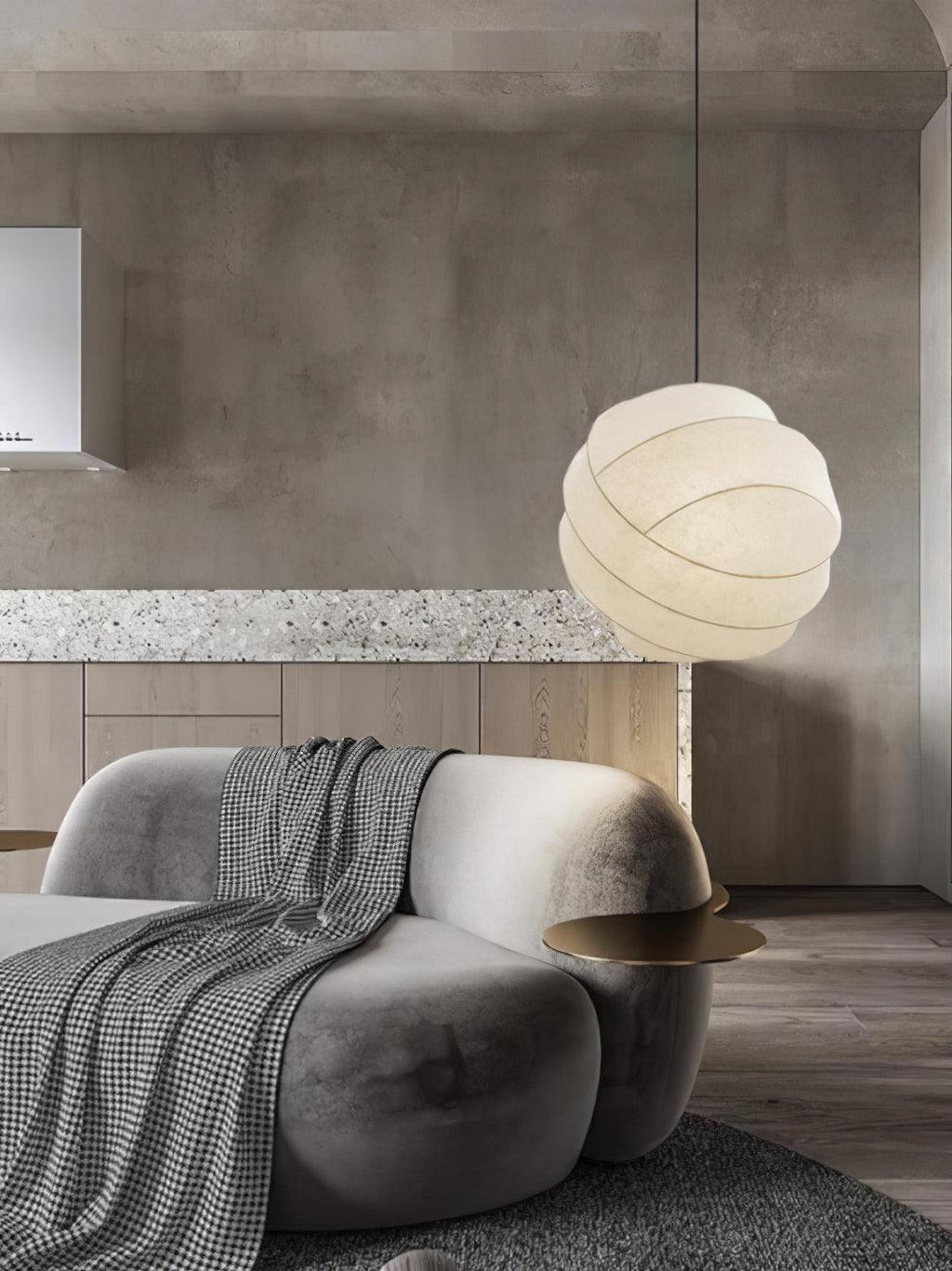 Qovelle Cocoon Pendant Lamp-Moonnatur