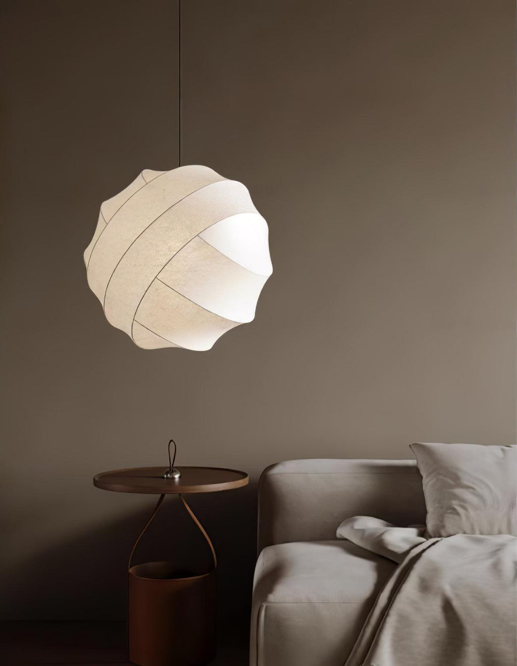Qovelle Cocoon Pendant Lamp-Moonnatur