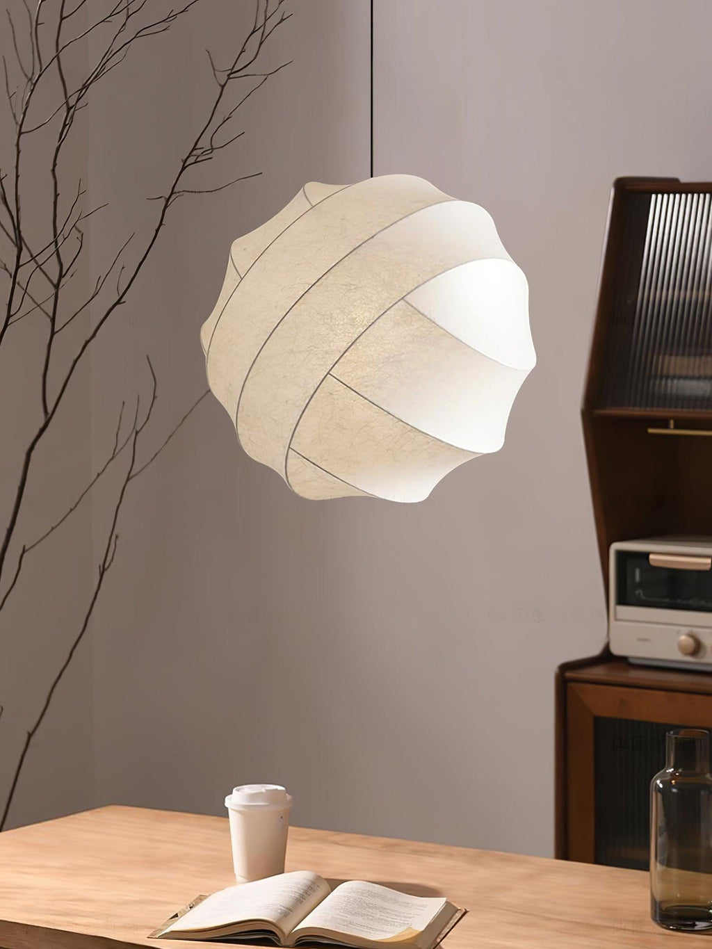 Qovelle Cocoon Pendant Lamp-Moonnatur