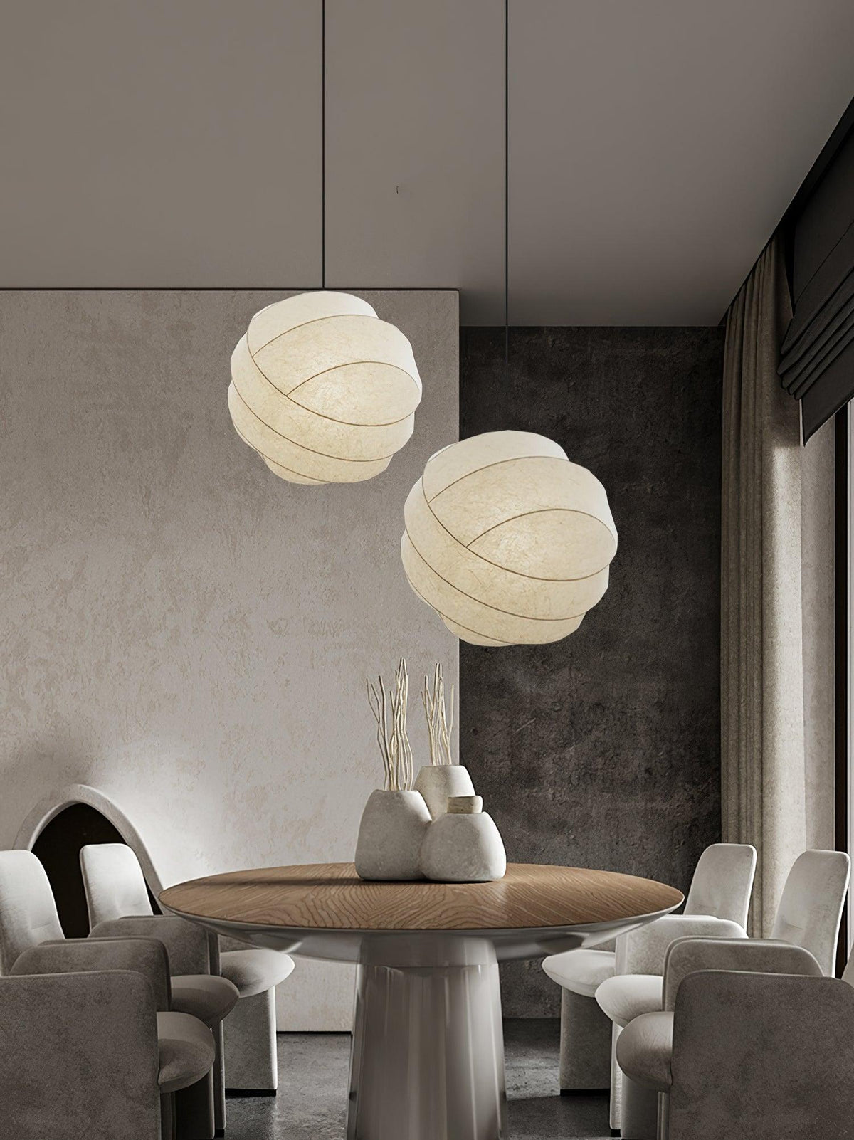 Qovelle Cocoon Pendant Lamp-Moonnatur