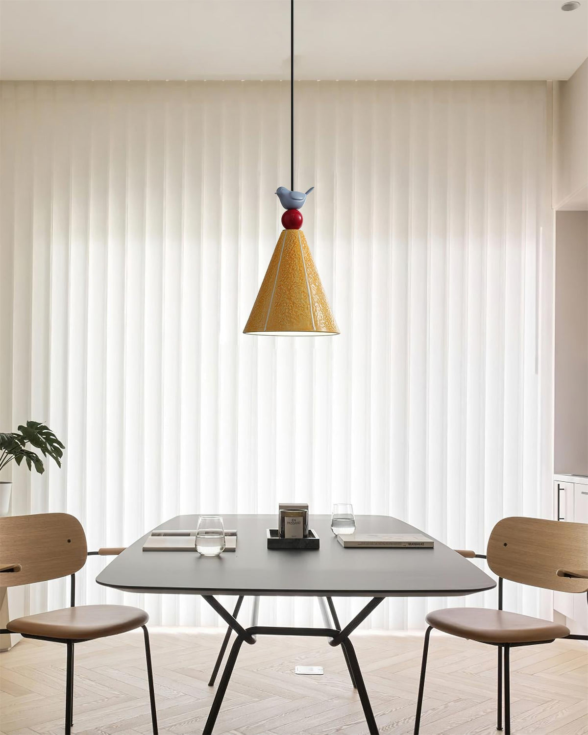 Elsenara Ceramic Pendant Light-Moonnatur