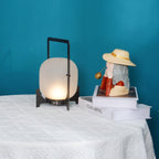 Harlora Plastic Table Lamp-Moonnatur