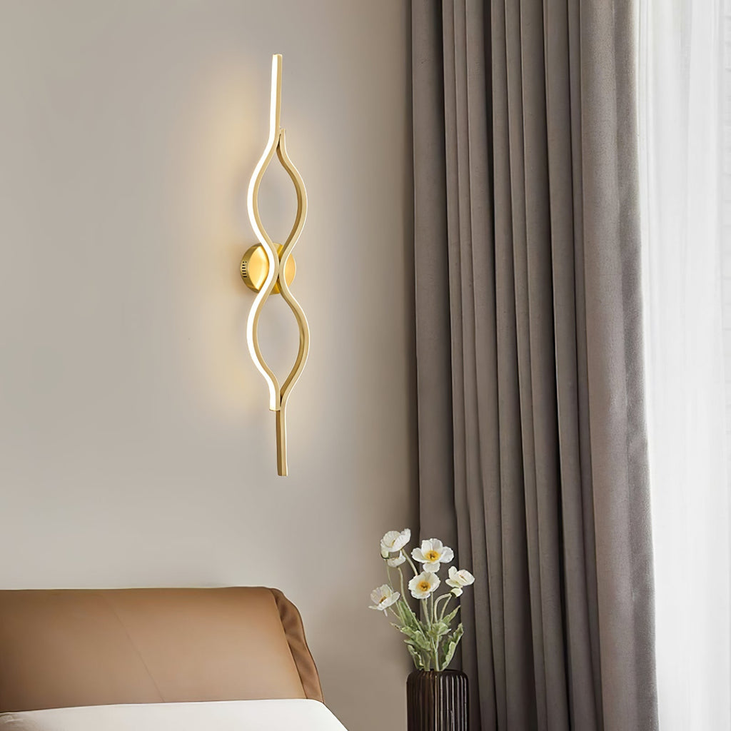 Xalenaria Brass Wall Light-Moonnatur