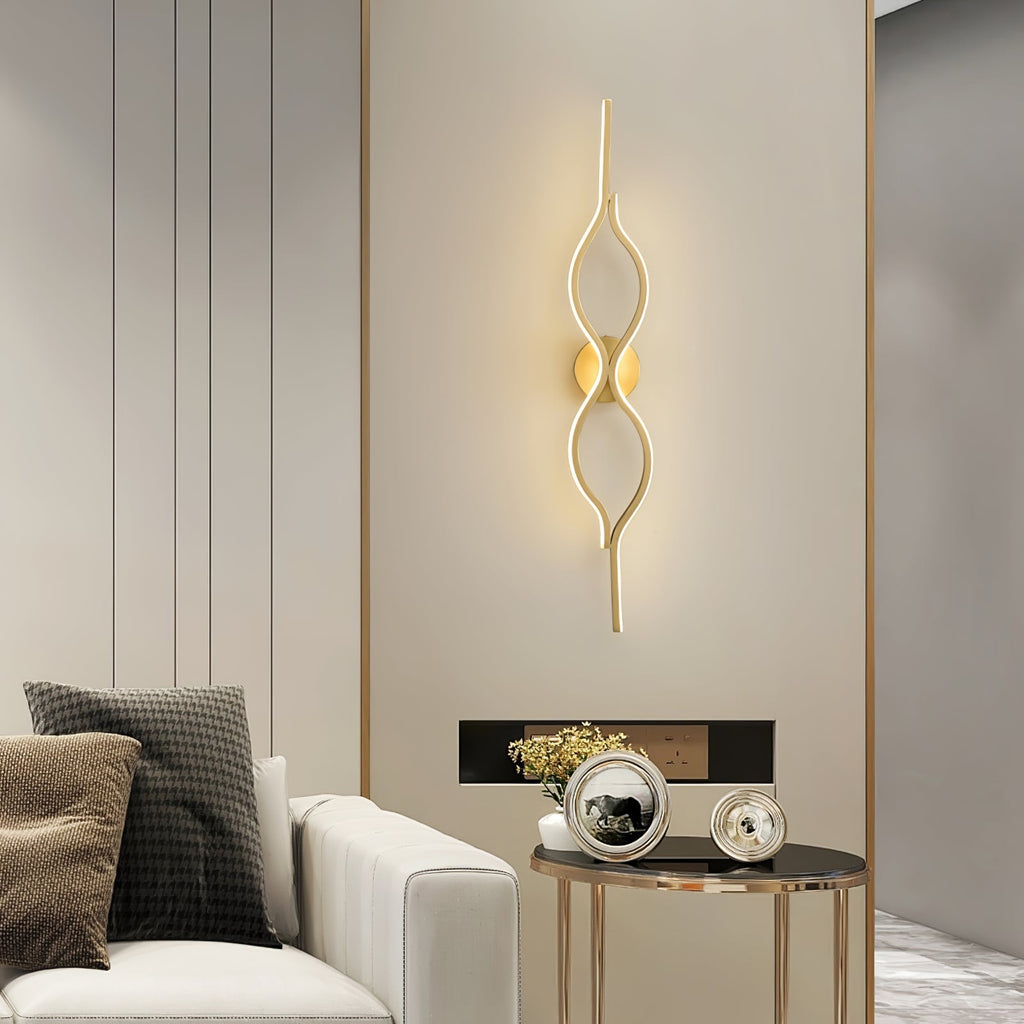 Xalenaria Brass Wall Light-Moonnatur