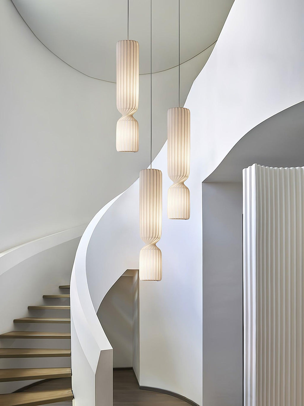 Everaria PVC Pendant Light-Moonnatur
