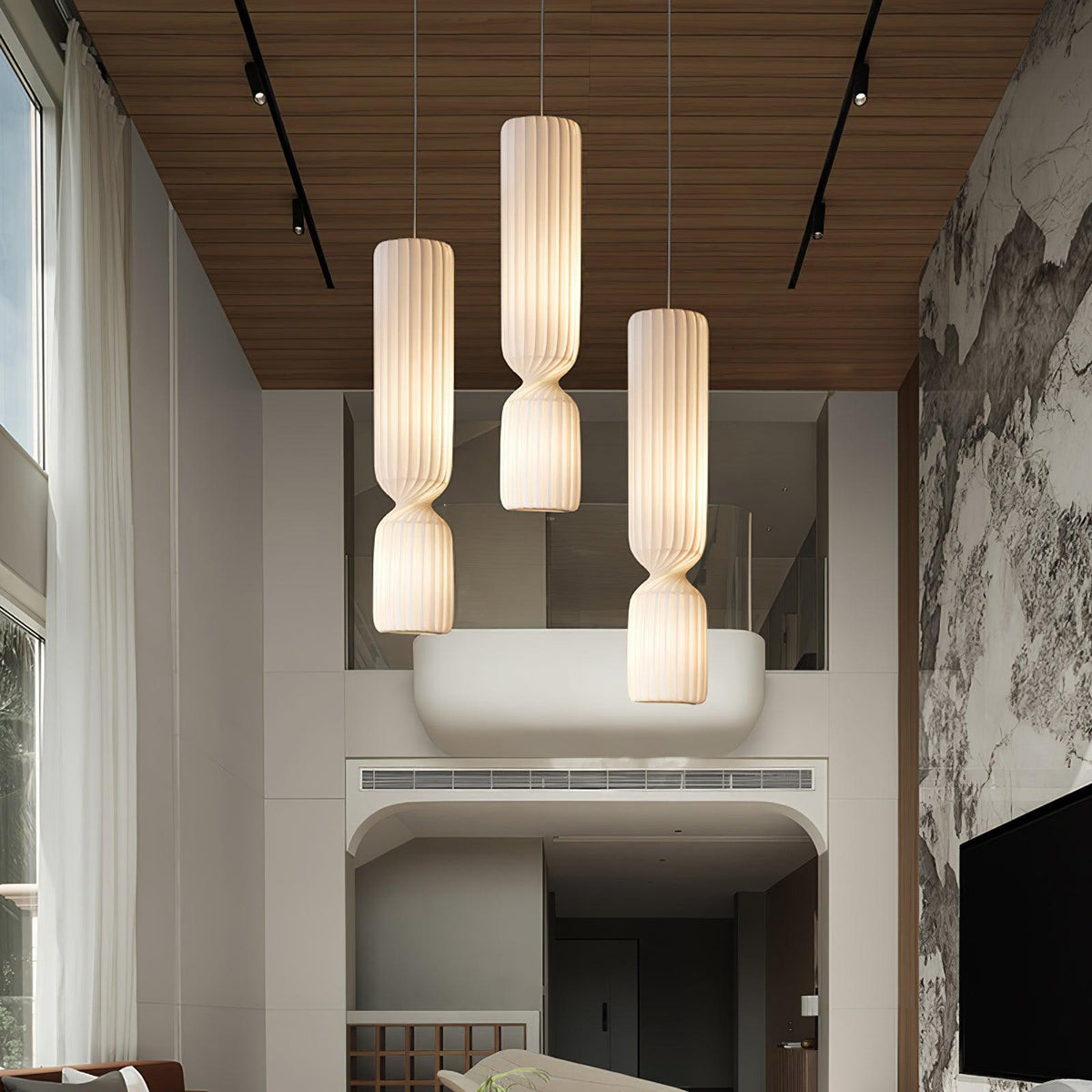 Everaria PVC Pendant Light-Moonnatur