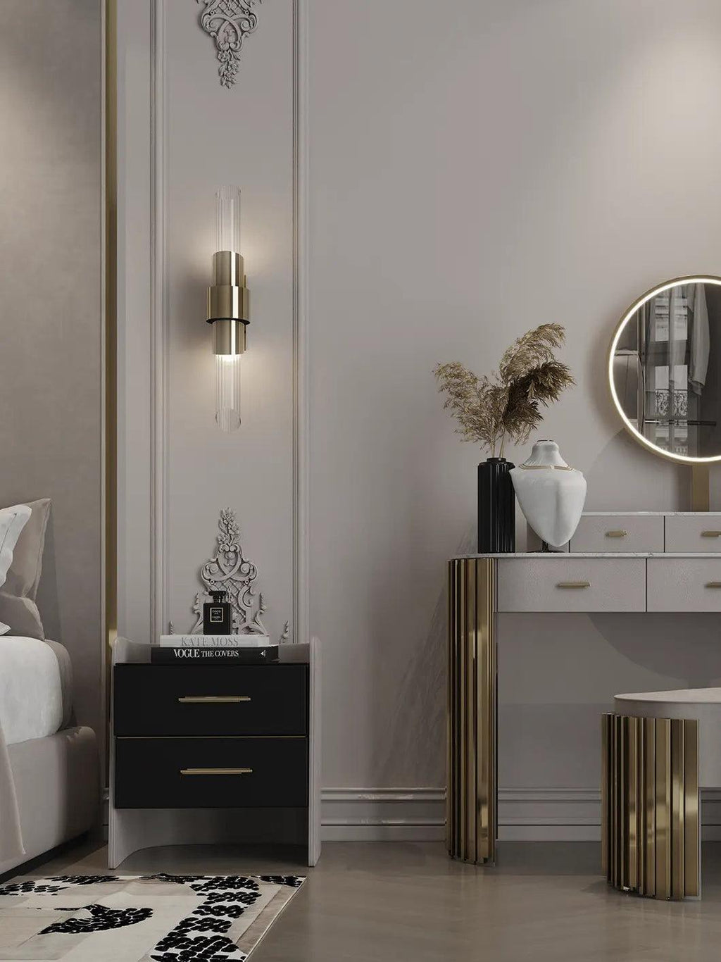 Fernara Crystal Wall Light-Moonnatur