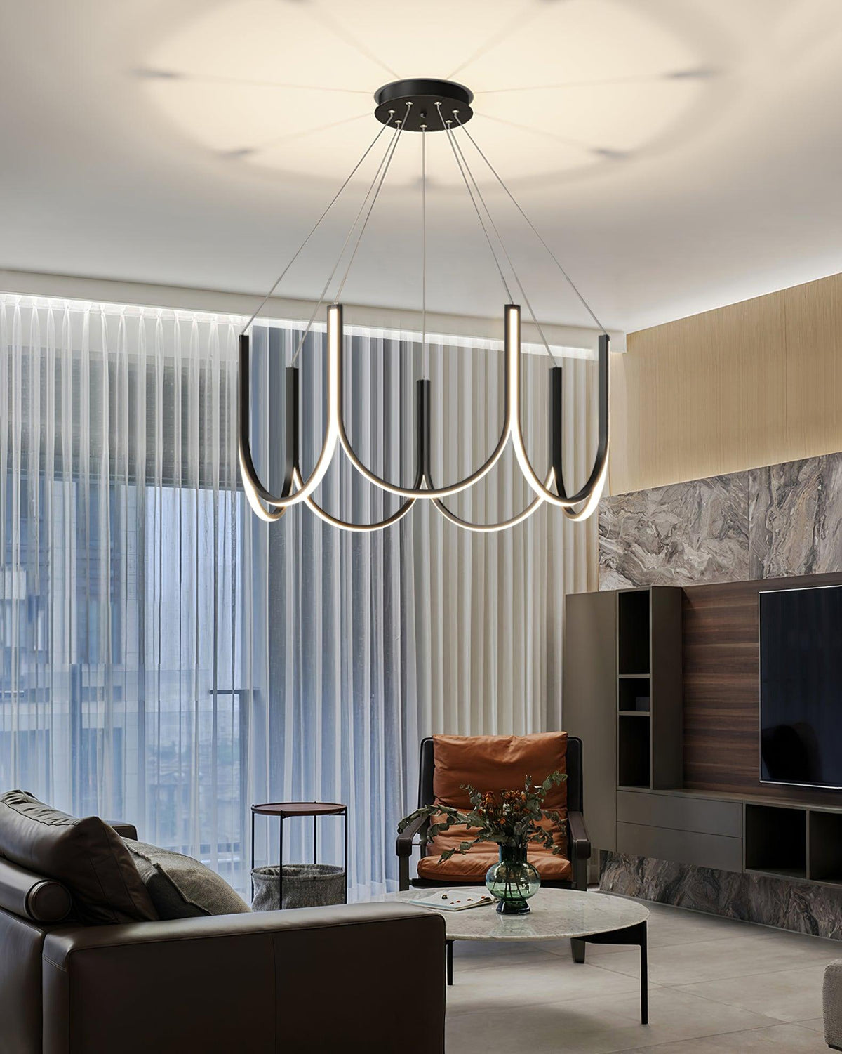 Yarrelwick Aluminium Pendant Light-Moonnatur