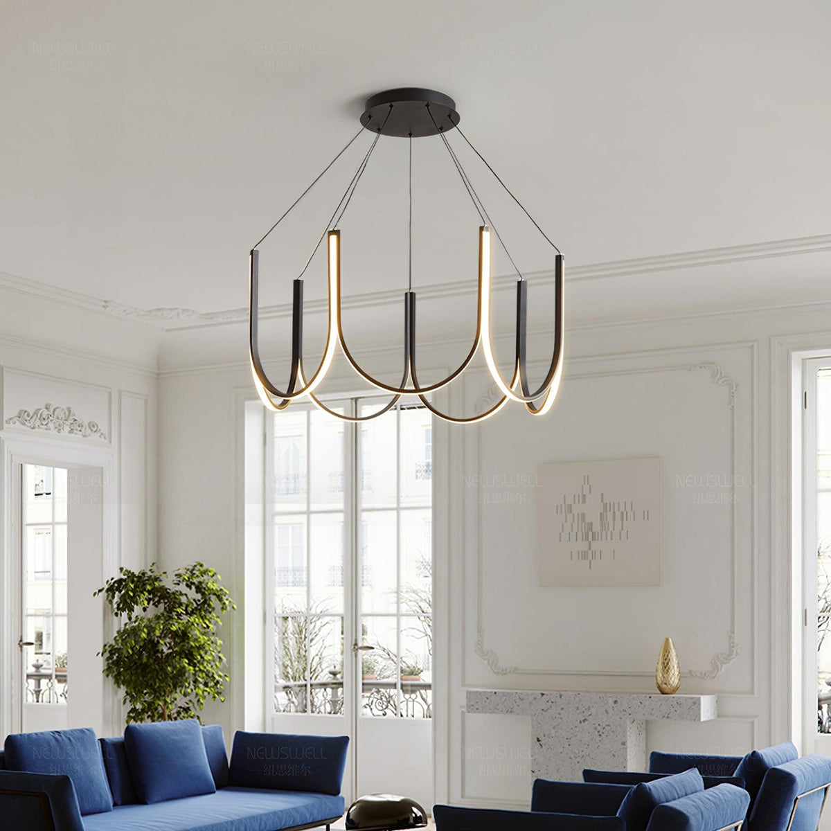 Yarrelwick Aluminium Pendant Light-Moonnatur