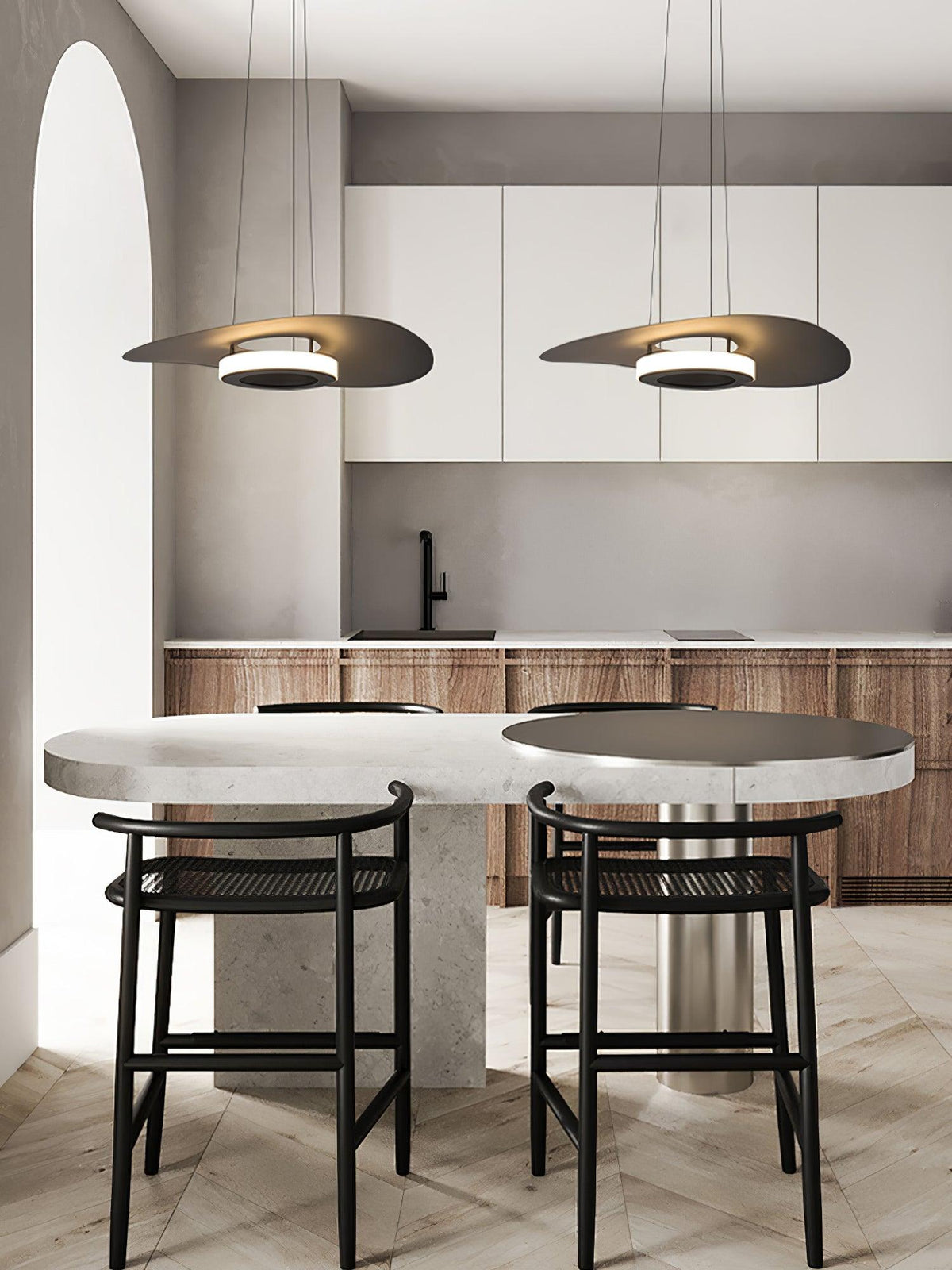 Fionara Metal Pendant Light-Moonnatur