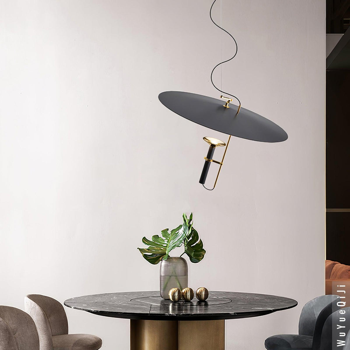 Rosenna Metal Pendant Light-Moonnatur