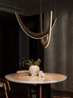 Fennora Wood Pendant Light-Moonnatur