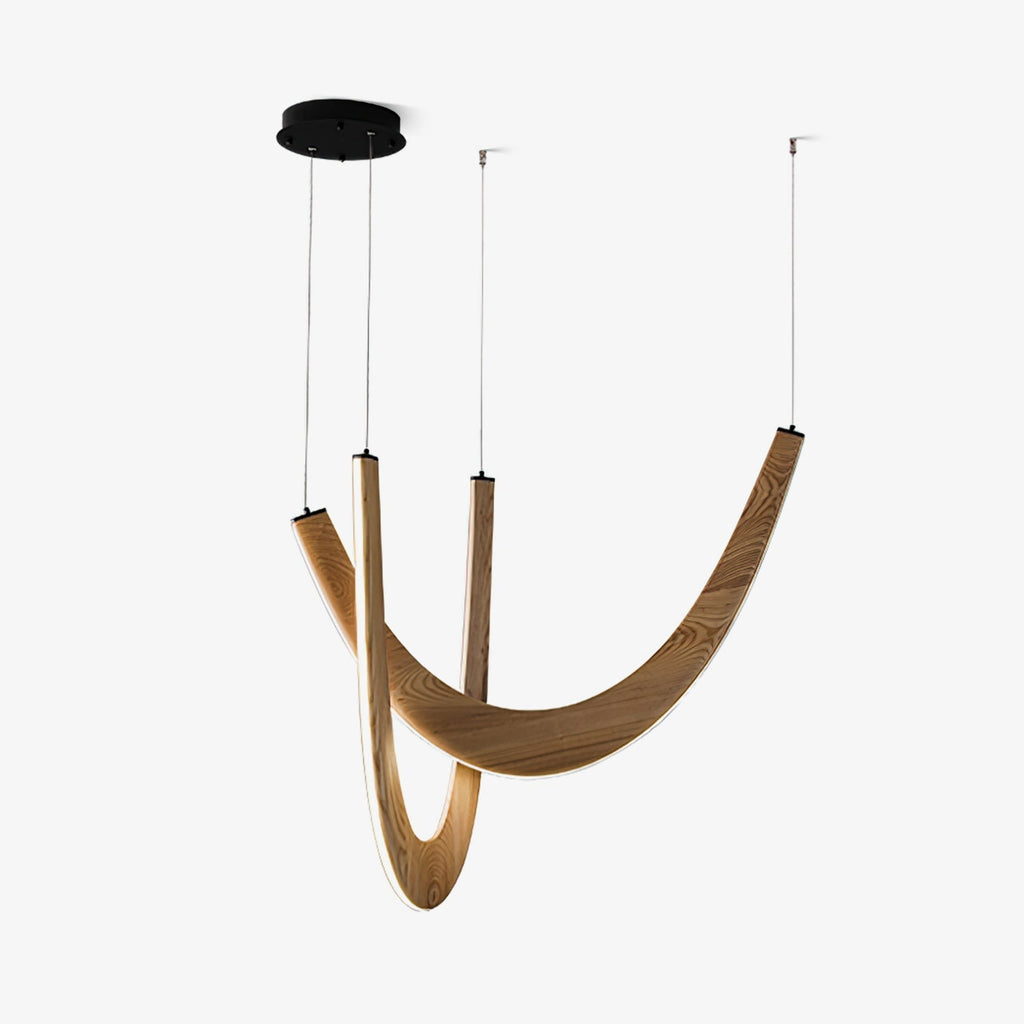 Fennora Wood Pendant Light-Moonnatur