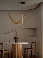 Fennora Wood Pendant Light-Moonnatur