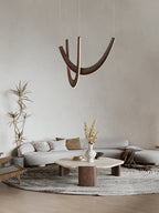 Fennora Wood Pendant Light-Moonnatur
