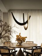 Fennora Wood Pendant Light-Moonnatur