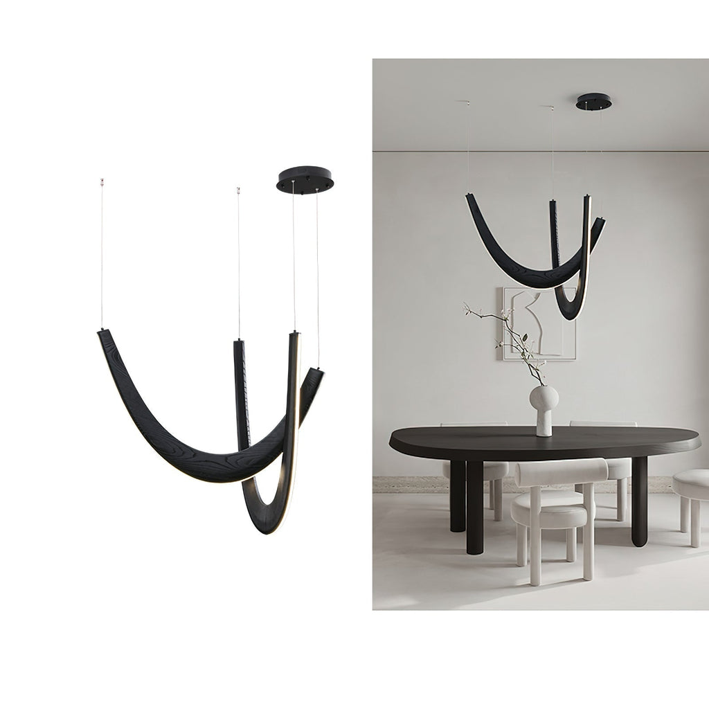 Fennora Wood Pendant Light-Moonnatur