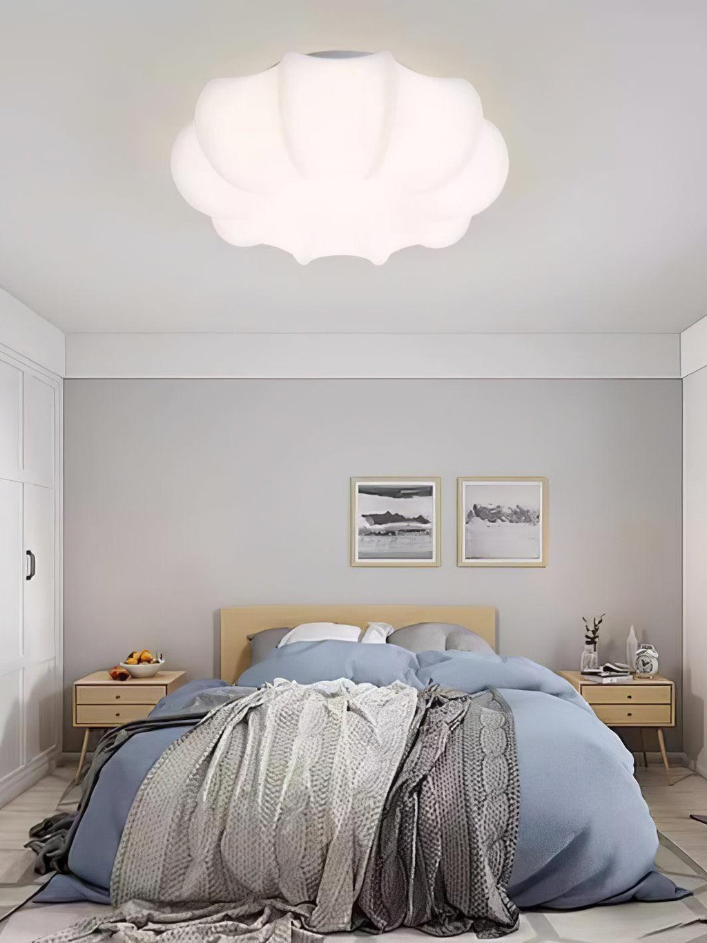 Qorava Acrylic Ceiling Lamp-Moonnatur