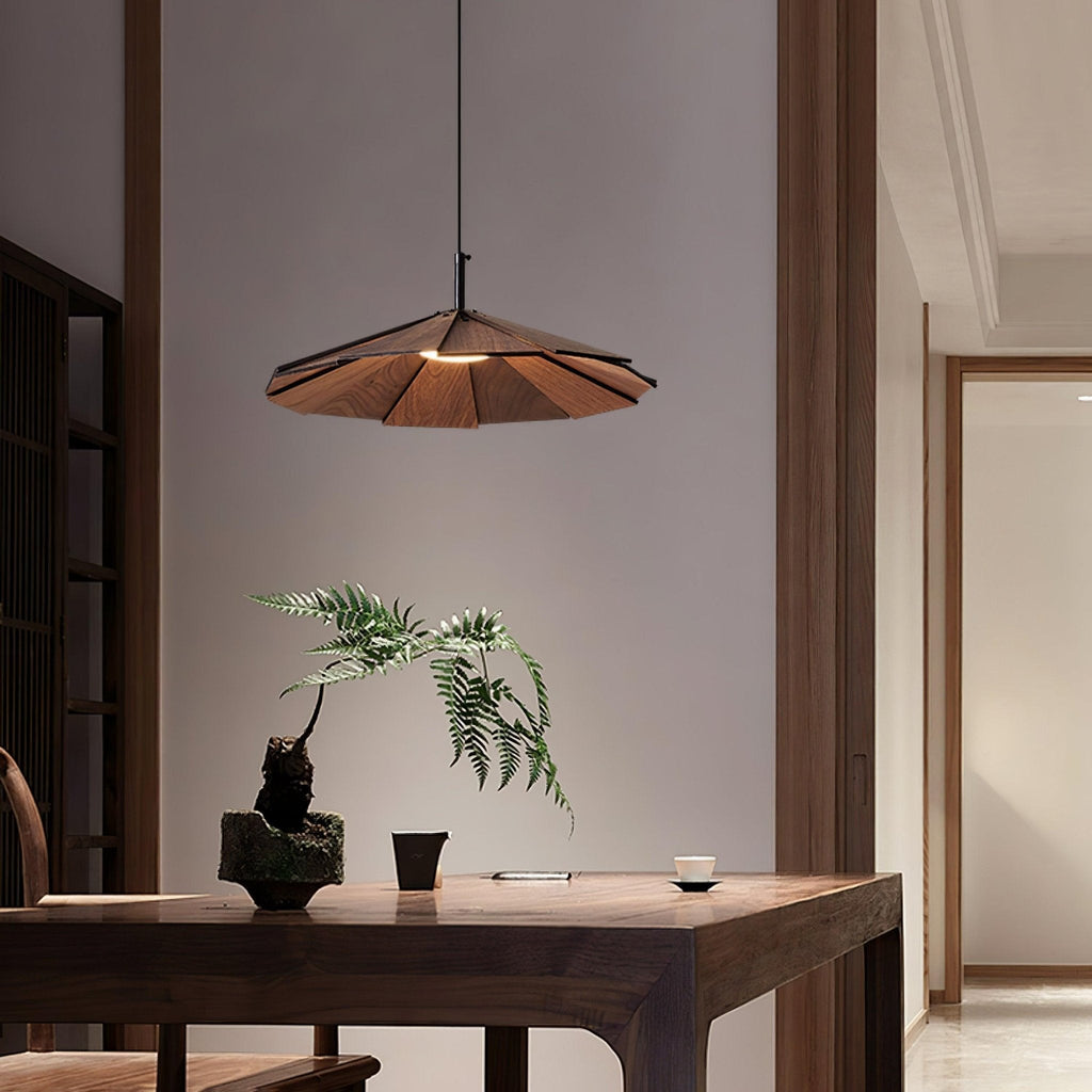 Xerenis Wood Pendant Light-Moonnatur