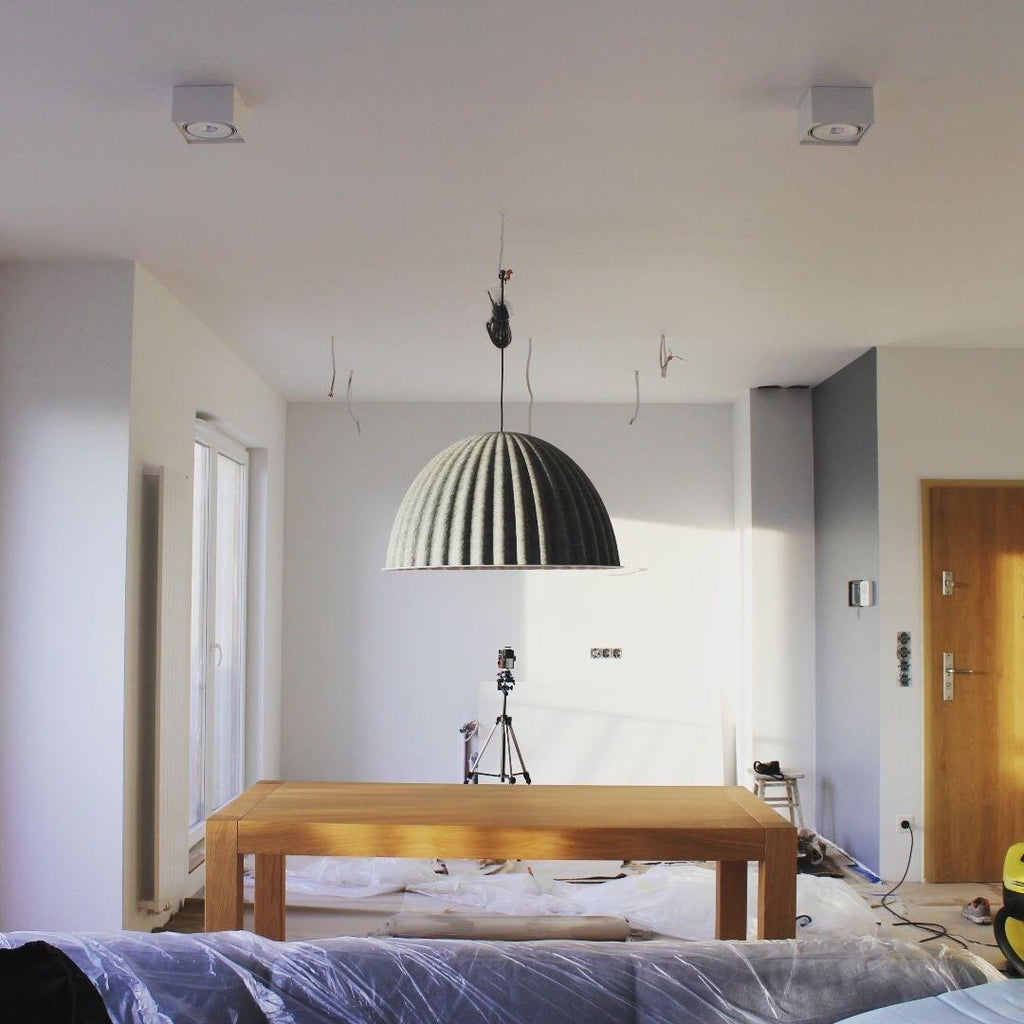 Harlis Felt Pendant Light-Moonnatur