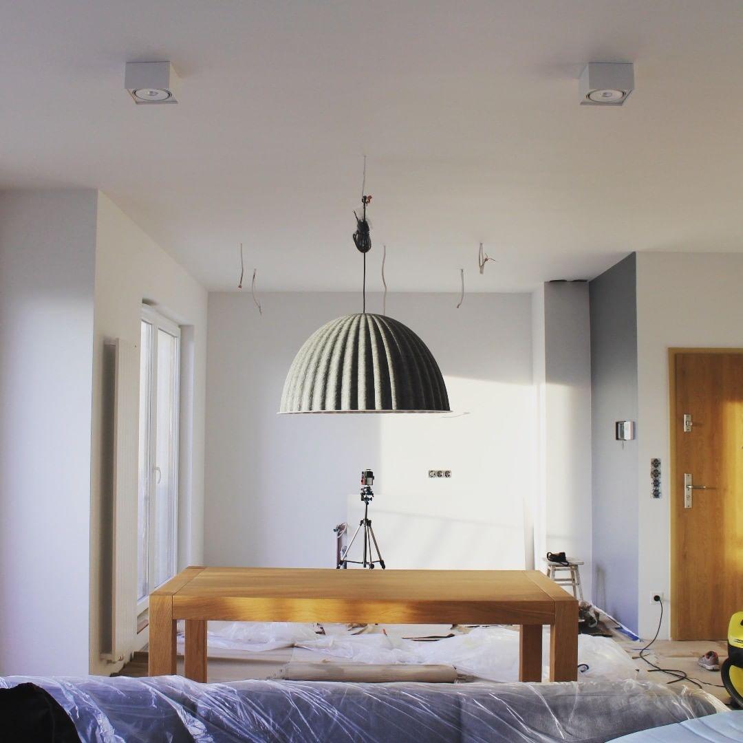 Harlis Felt Pendant Light-Moonnatur