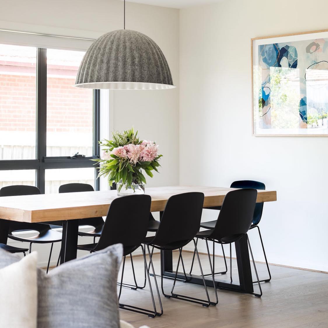 Harlis Felt Pendant Light-Moonnatur