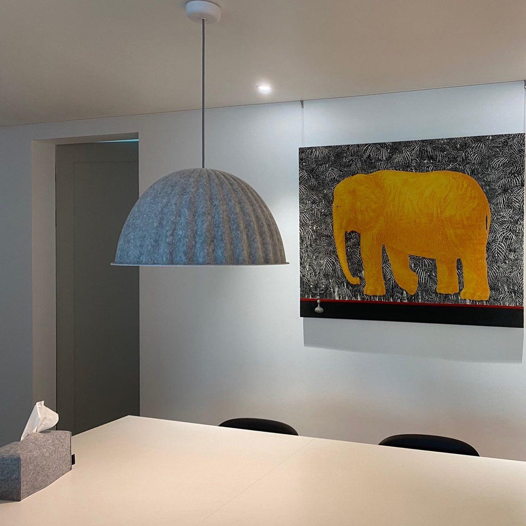 Harlis Felt Pendant Light-Moonnatur