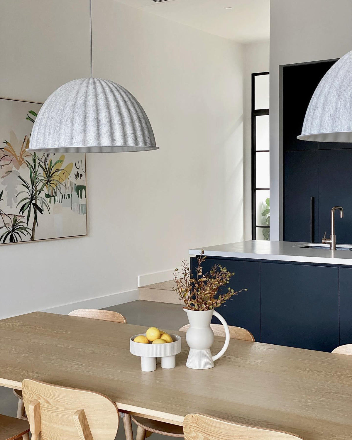 Harlis Felt Pendant Light-Moonnatur