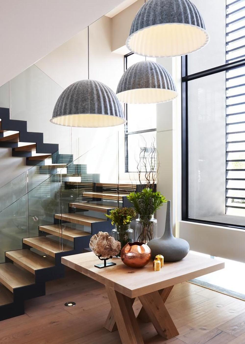 Harlis Felt Pendant Light-Moonnatur