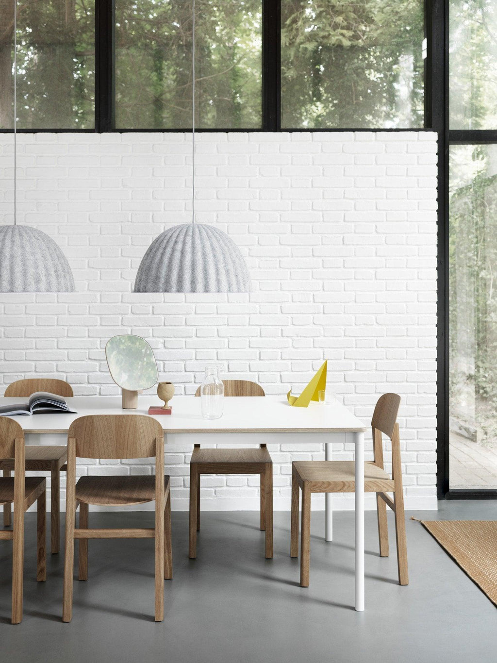 Harlis Felt Pendant Light-Moonnatur