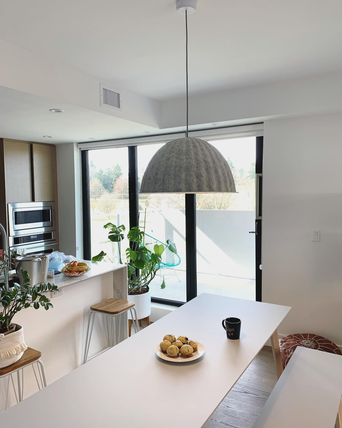 Harlis Felt Pendant Light-Moonnatur