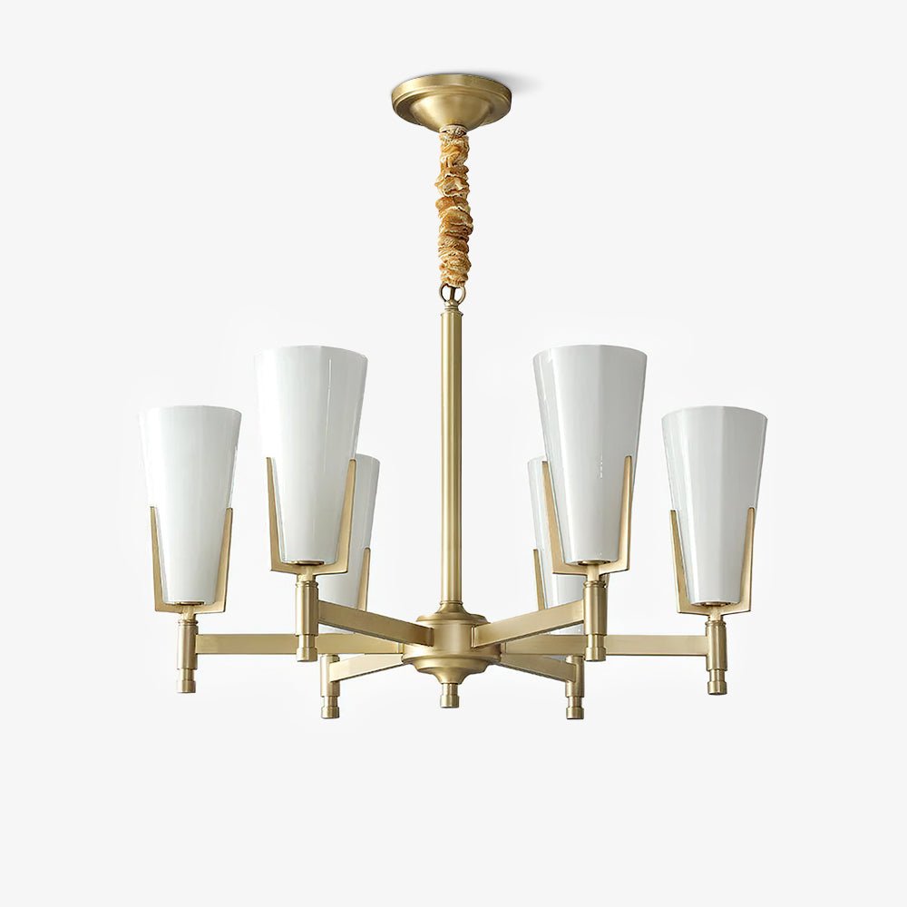 Yvenwyn Glass Chandelier-Moonnatur