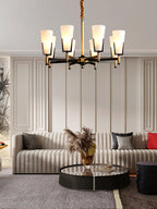 Yvenwyn Glass Chandelier-Moonnatur