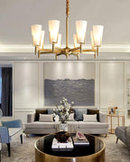 Yvenwyn Glass Chandelier-Moonnatur