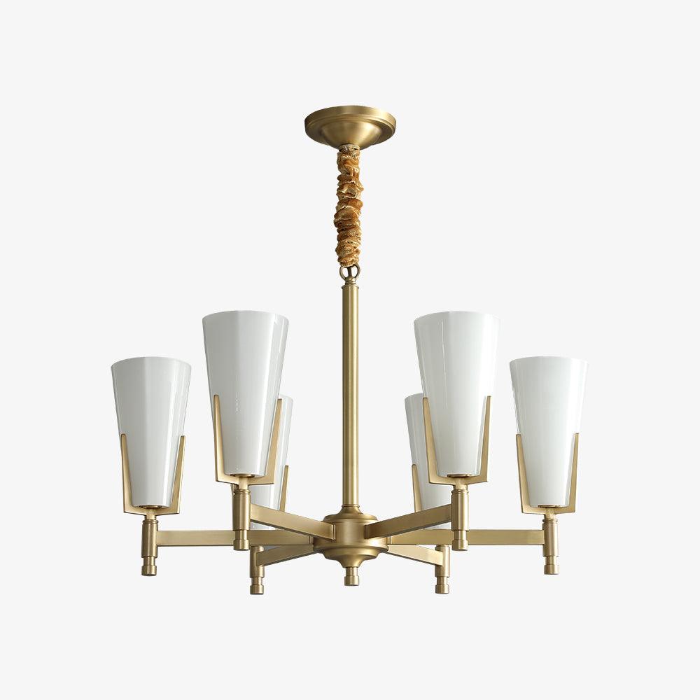 Yvenwyn Glass Chandelier-Moonnatur