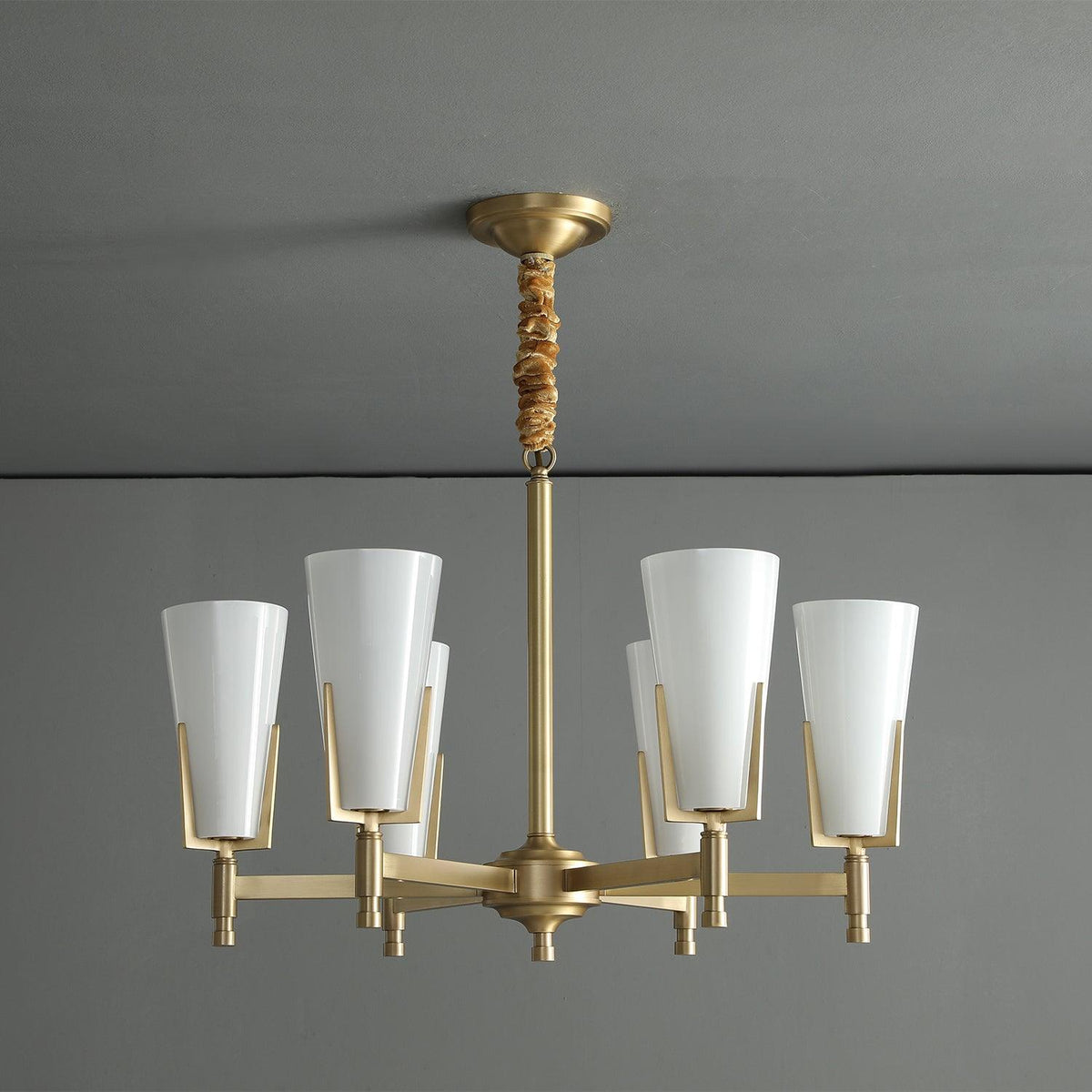 Yvenwyn Glass Chandelier-Moonnatur