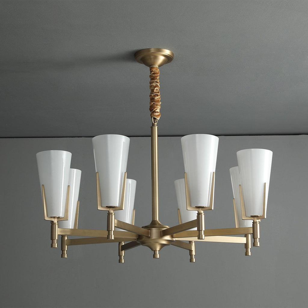 Yvenwyn Glass Chandelier-Moonnatur