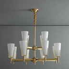 Yvenwyn Glass Chandelier-Moonnatur