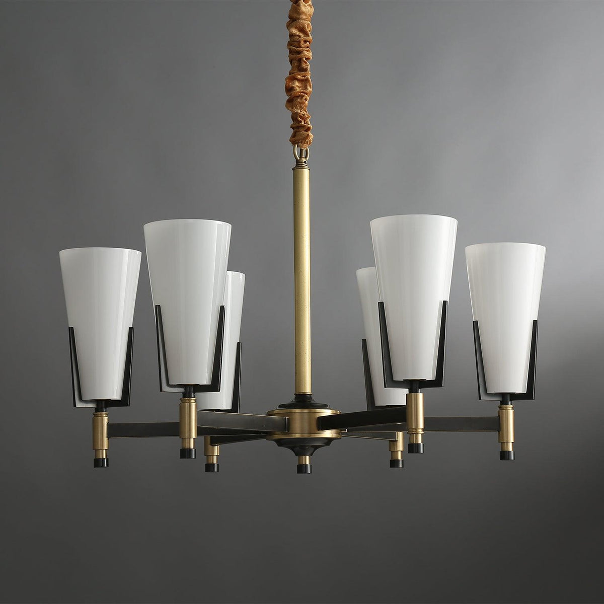 Yvenwyn Glass Chandelier-Moonnatur