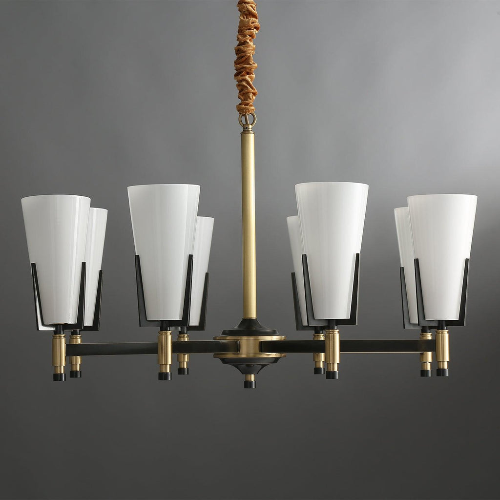 Yvenwyn Glass Chandelier-Moonnatur