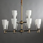 Yvenwyn Glass Chandelier-Moonnatur