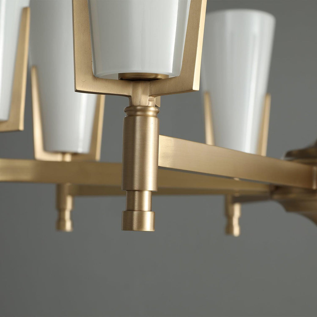 Yvenwyn Glass Chandelier-Moonnatur