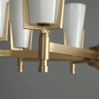 Yvenwyn Glass Chandelier-Moonnatur