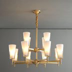 Yvenwyn Glass Chandelier-Moonnatur