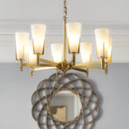 Yvenwyn Glass Chandelier-Moonnatur