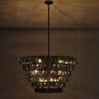 Ferrowora Glass Chandelier-Moonnatur