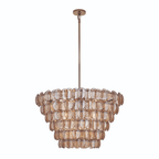 Ferrowora Glass Chandelier-Moonnatur