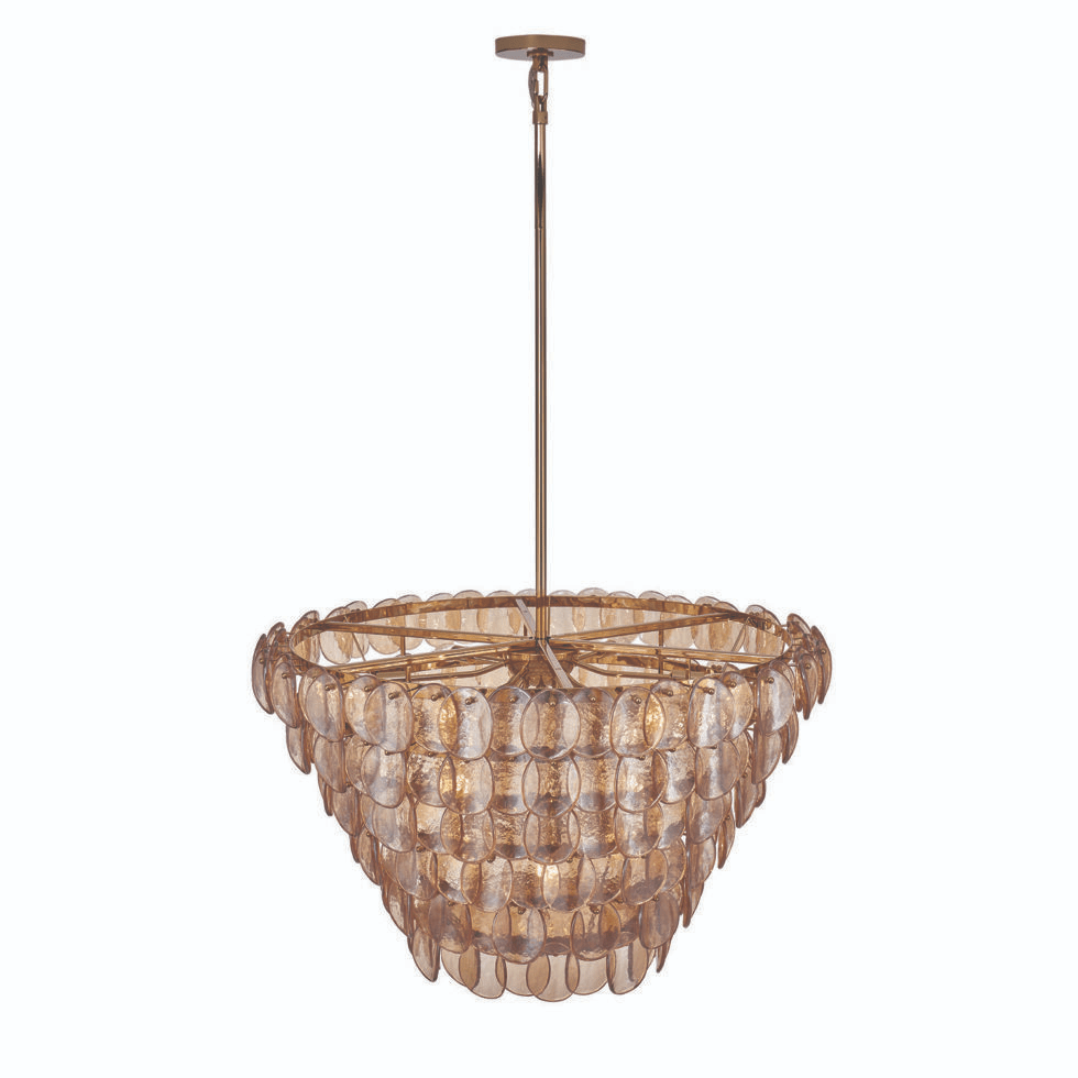 Ferrowora Glass Chandelier-Moonnatur