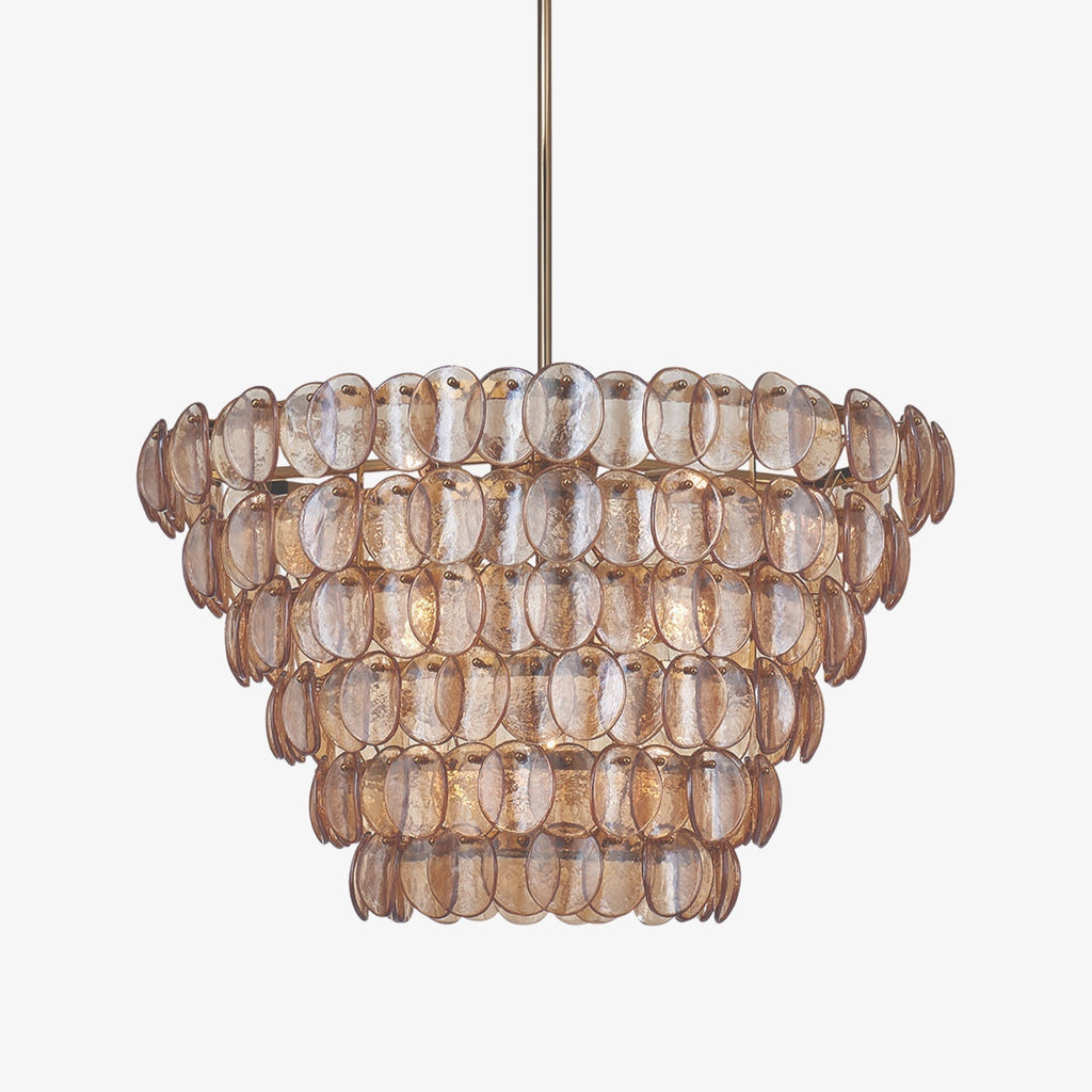 Ferrowora Glass Chandelier-Moonnatur